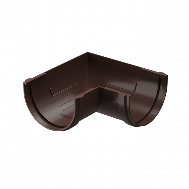 Угол желоба 90˚ Премиум (Premium), шоколад Угол желоба 90˚ Премиум (Premium), шоколад