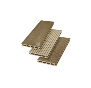 Террасная доска из ДПК Savewood Carpinus двухсторонняя тик