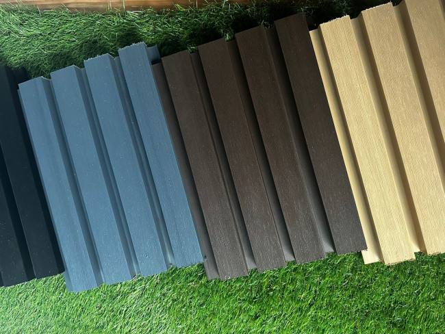 Стеновые реечные панели из ДПК CM Wall Чёрный